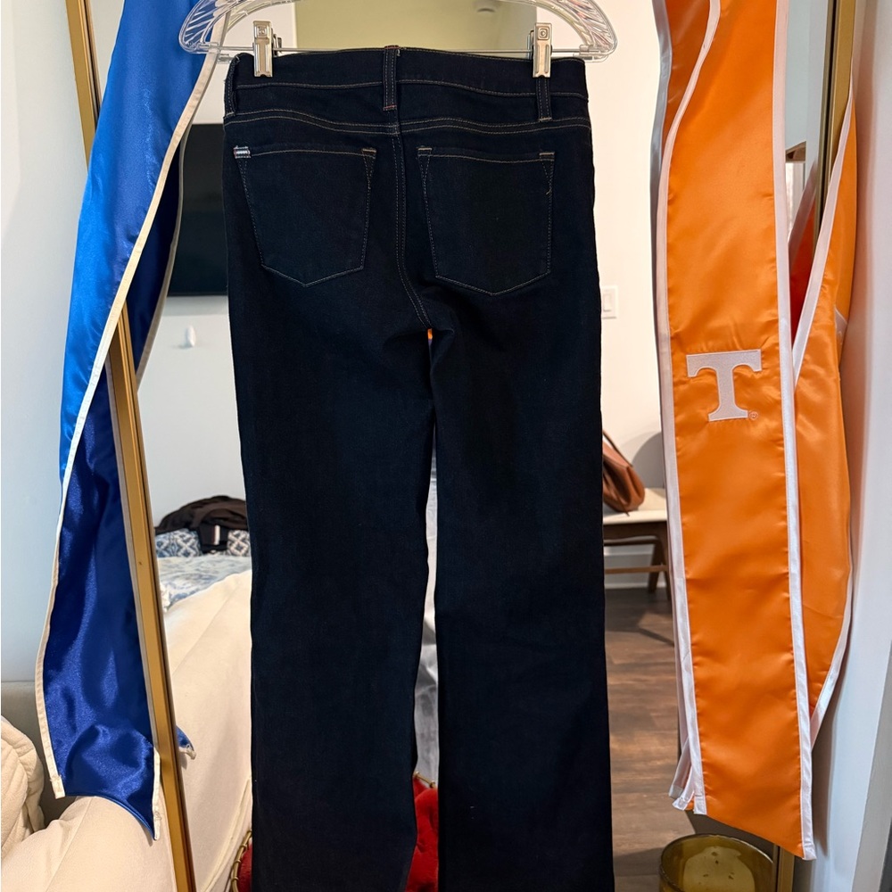 Alice + Olivia Black Flare Jeans - Picture 8 of 10